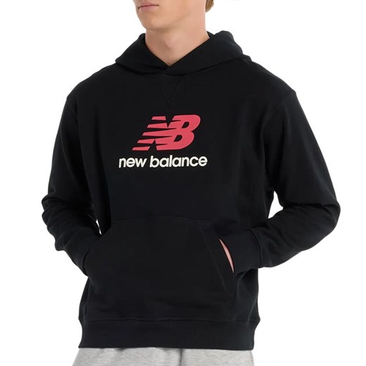 Bluza męska New Balance MT51512BK - czarna ze sklepu streetstyle24.pl w kategorii Bluzy męskie - zdjęcie 184102699