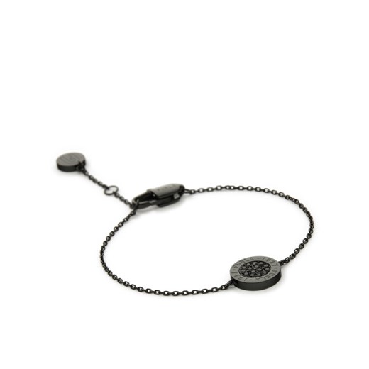 Bransoletka Furla Sigillo WJ00202-K21000-0955S-1-019-20-CN-J Czarny ze sklepu eobuwie.pl w kategorii Bransoletki - zdjęcie 184102787