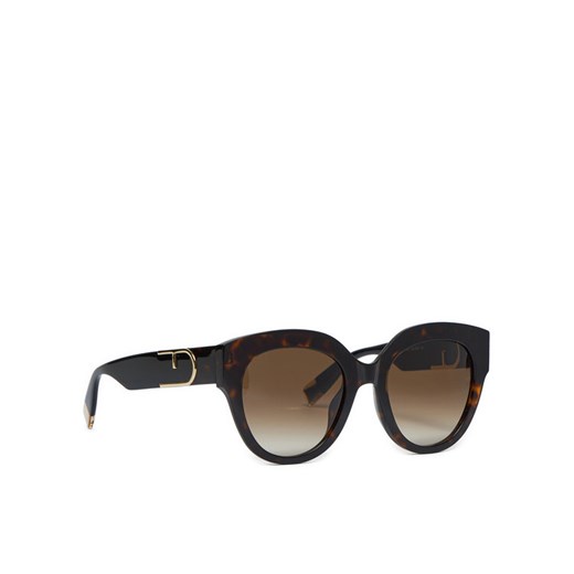 Okulary przeciwsłoneczne Furla WD00117 BX1892 3345S Brązowy ze sklepu eobuwie.pl w kategorii Okulary przeciwsłoneczne damskie - zdjęcie 184102847