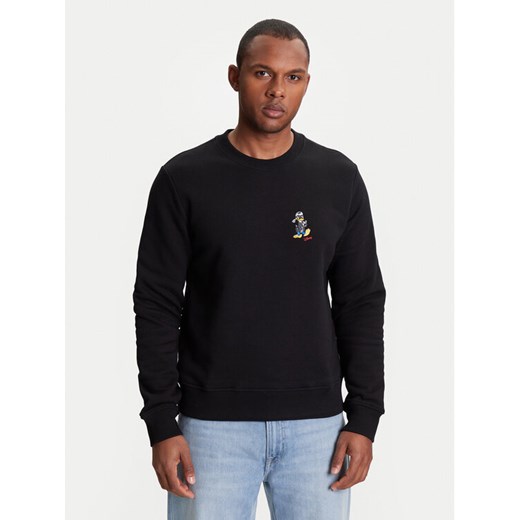 KARL LAGERFELD Bluza 705099 553930 Czarny Regular Fit ze sklepu MODIVO w kategorii Bluzy męskie - zdjęcie 184103376