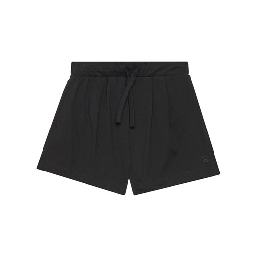 United Colors Of Benetton Szorty sportowe 3BL0C903I Czarny Regular Fit ze sklepu MODIVO w kategorii Spodenki dziewczęce - zdjęcie 184103449