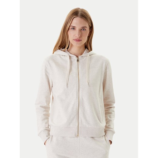 Guess Bluza O5RQ01 KCO31 Beżowy Regular Fit ze sklepu MODIVO w kategorii Bluzy damskie - zdjęcie 184103467