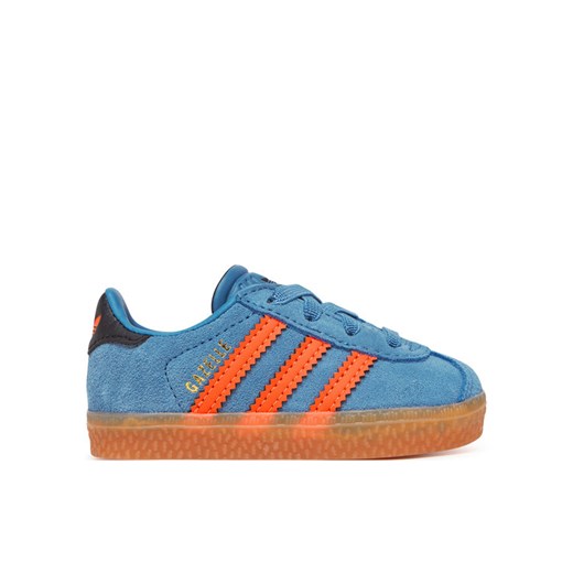 adidas Sneakersy Gazelle Comfort Closure JP7134 Niebieski ze sklepu MODIVO w kategorii Buty sportowe dziecięce - zdjęcie 184103469
