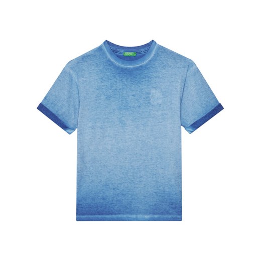 United Colors Of Benetton T-Shirt 3085C10P9 Niebieski Regular Fit ze sklepu MODIVO w kategorii T-shirty chłopięce - zdjęcie 184103479