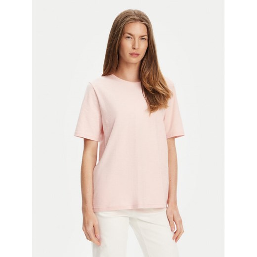 United Colors Of Benetton T-Shirt 3BVXD102P Różowy Regular Fit ze sklepu MODIVO w kategorii Bluzki damskie - zdjęcie 184103489