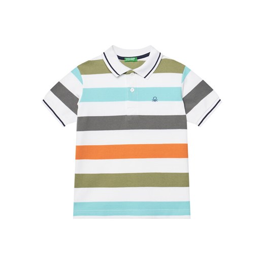 United Colors Of Benetton Polo 39QAC301T Kolorowy Regular Fit ze sklepu MODIVO w kategorii T-shirty chłopięce - zdjęcie 184103507