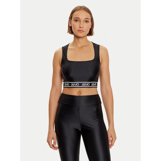 Liu Jo Sport Biustonosz top TF4191 J4726 Czarny Regular Fit ze sklepu MODIVO w kategorii Biustonosze - zdjęcie 184103509