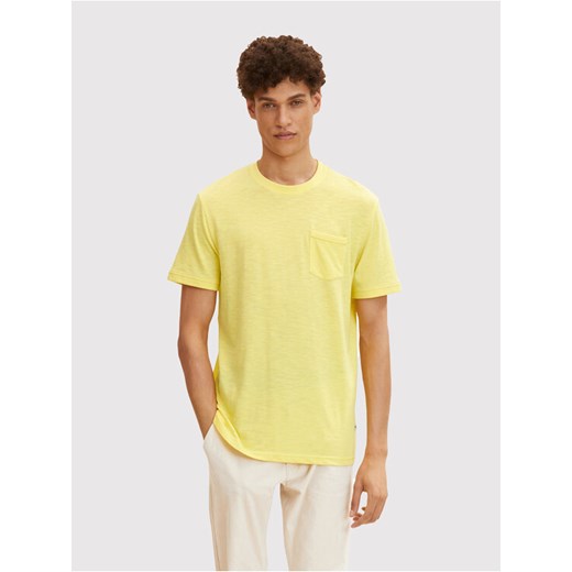 Tom Tailor T-Shirt 1031579 Żółty Regular Fit Tom Tailor XL MODIVO
