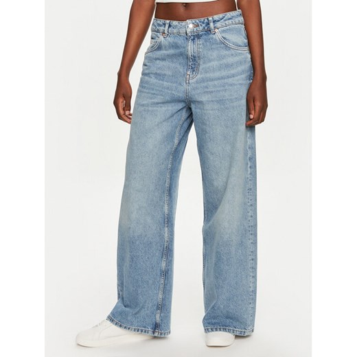 Hugo Jeansy Galeva 50519915 Niebieski Wide Leg ze sklepu MODIVO w kategorii Jeansy damskie - zdjęcie 184103525