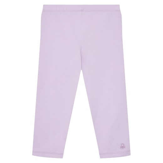 United Colors Of Benetton Legginsy 3MT1CF02J Fioletowy Slim Fit ze sklepu MODIVO w kategorii Spodnie dziewczęce - zdjęcie 184103536