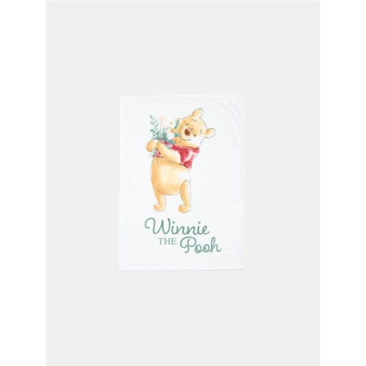 Sinsay - Koc z ozdobnym nadrukiem Winnie The Pooh - kremowy ze sklepu Sinsay w kategorii Koce i pledy - zdjęcie 184105279