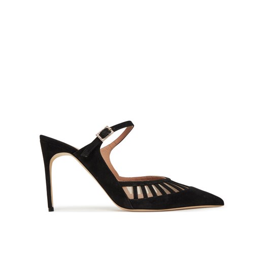MALONE SOULIERS Sandały Bardot 90-2 Czarny ze sklepu MODIVO w kategorii Klapki damskie - zdjęcie 184105445