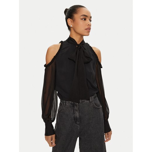 PINKO Bluzka Gamay 103143 A11X Czarny Regular Fit ze sklepu MODIVO w kategorii Bluzki damskie - zdjęcie 184105495