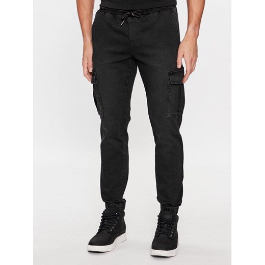 Only & Sons Spodnie materiałowe 22027398 Czarny Regular Fit ze sklepu MODIVO w kategorii Spodnie męskie - zdjęcie 184105516