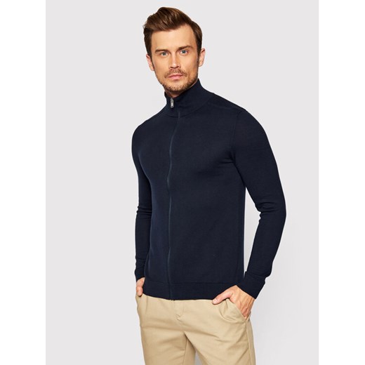 Selected Homme Kardigan Berg 16074688 Granatowy Regular Fit ze sklepu MODIVO w kategorii Swetry męskie - zdjęcie 184105556