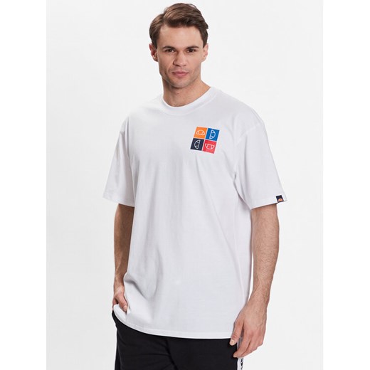 Ellesse T-Shirt Rolletto SHR17641 Biały Regular Fit ze sklepu MODIVO w kategorii T-shirty męskie - zdjęcie 184105565