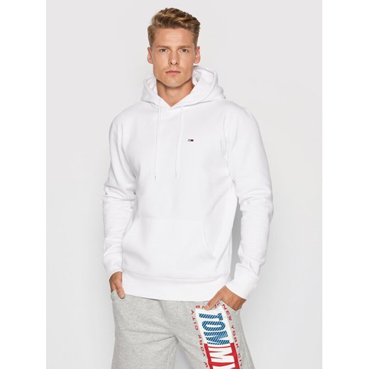 Tommy Jeans Bluza Tjm Fleece Hoodie DM0DM09593 Biały Regular Fit Tommy Jeans M MODIVO