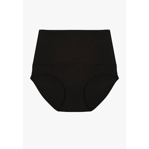 Czarne Modelujące Majtki z Bawełny High Waist Nilionea ze sklepu renee.pl w kategorii Majtki damskie - zdjęcie 184107096