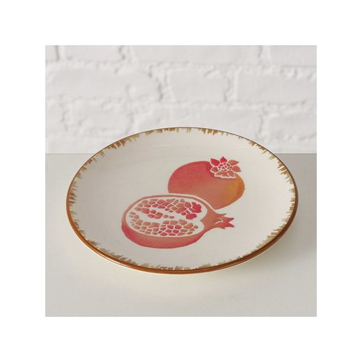 Boltze Talerz śniadaniowy w kolorze brązowo-czerwonym - Ø 16 cm ze sklepu Limango Polska w kategorii Talerze - zdjęcie 184107818