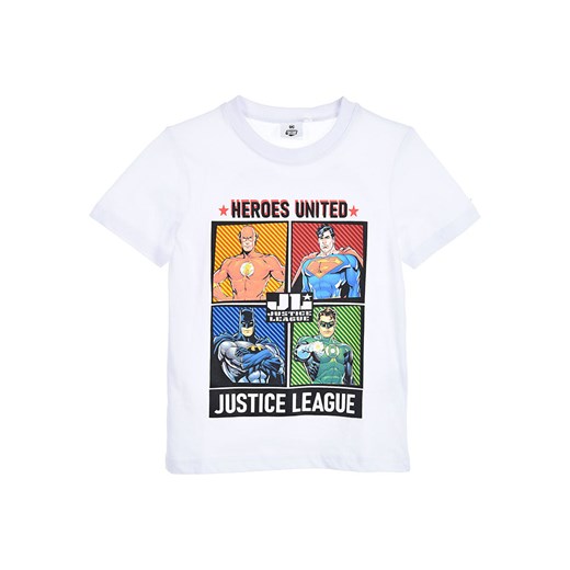 Justice League Koszulka &quot;Liga Sprawiedliwości&quot; w kolorze białym ze sklepu Limango Polska w kategorii T-shirty chłopięce - zdjęcie 184107926