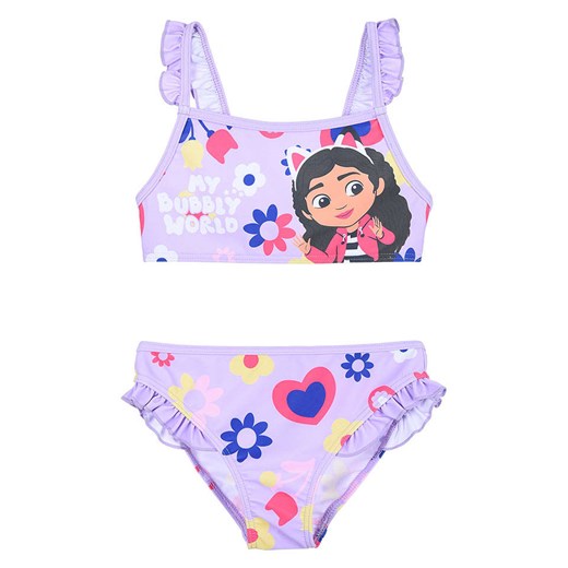 Gabby&apos;s Dollhouse Bikini &quot;Domek Gabi&quot; w kolorze fioletowym ze sklepu Limango Polska w kategorii Stroje kąpielowe - zdjęcie 184107937