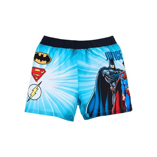 Justice League Szorty kąpielowe &quot;Liga Sprawiedliwości&quot; w kolorze błękitnym ze sklepu Limango Polska w kategorii Kąpielówki chłopięce - zdjęcie 184107967
