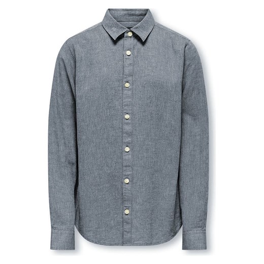 ONLY &amp; SONS Junior Lniana koszula &quot;Aiden&quot; w kolorze granatowym ze sklepu Limango Polska w kategorii Koszule chłopięce - zdjęcie 184107995