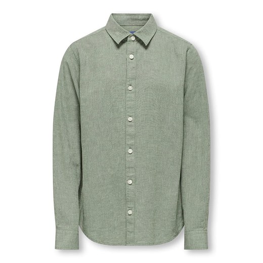 ONLY &amp; SONS Junior Lniana koszula &quot;Aiden&quot; w kolorze beżowym ze sklepu Limango Polska w kategorii Koszule chłopięce - zdjęcie 184107997