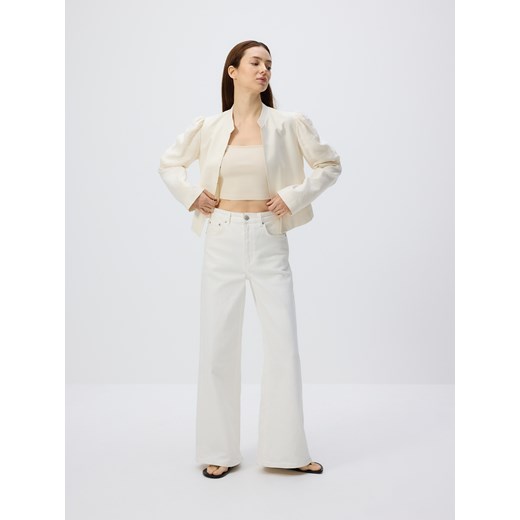 Bluzka damska Reserved z okrągłym dekoltem 