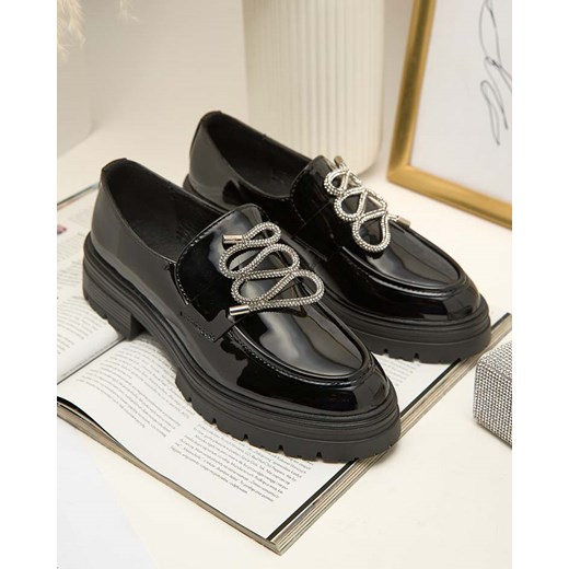 Royalfashion Lakierowane mokasyny damskie Celersa Royalfashion.pl 37 royalfashion.pl okazja