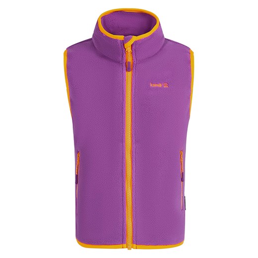 Kamik Kamizelka polarowa &quot;Dawn&quot; w kolorze fioletowo-pomarańczowym Kamik 110 okazja Limango Polska