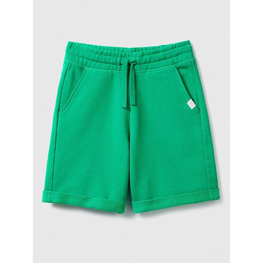 Benetton Bermudy w kolorze zielonym 130 promocja Limango Polska