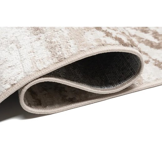 Bioło-beżowy dywan w nieregularne pręgi P1-E25 Profeos One Size Edinos.pl