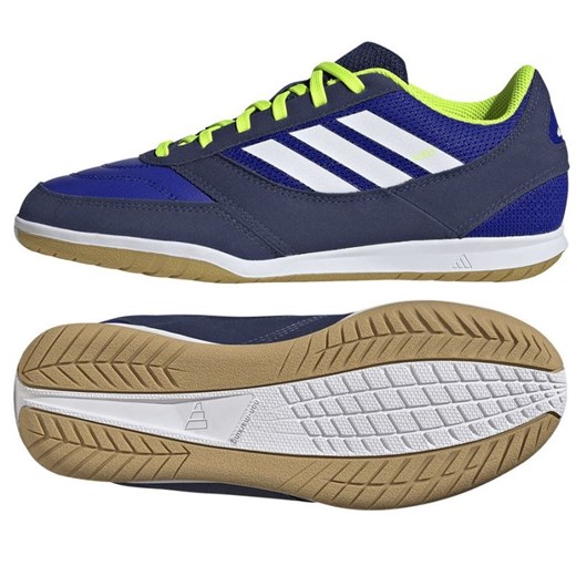 Buty piłkarskie adidas Top Sala Competition Ii  JR5391 niebieskie ze sklepu ButyModne.pl w kategorii Buty sportowe dziecięce - zdjęcie 184109718