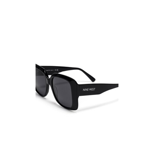 Okulary przeciwsłoneczne Nine West NW 6627S Czarny Nine West NOSIZE eobuwie.pl