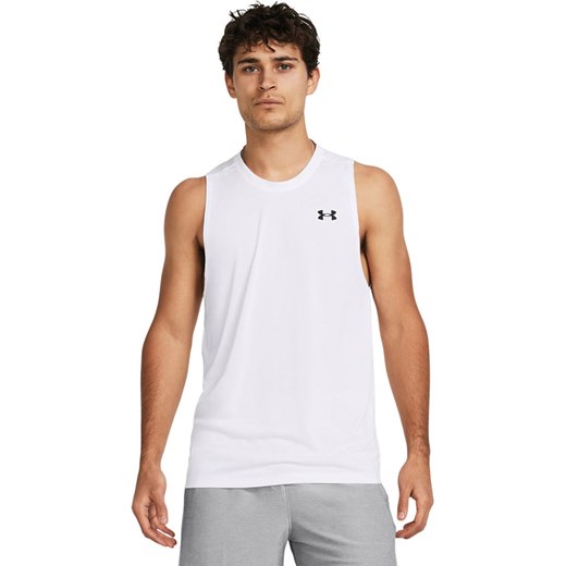 Under Armour Top sportowy w kolorze białym ze sklepu Limango Polska w kategorii T-shirty męskie - zdjęcie 184111219