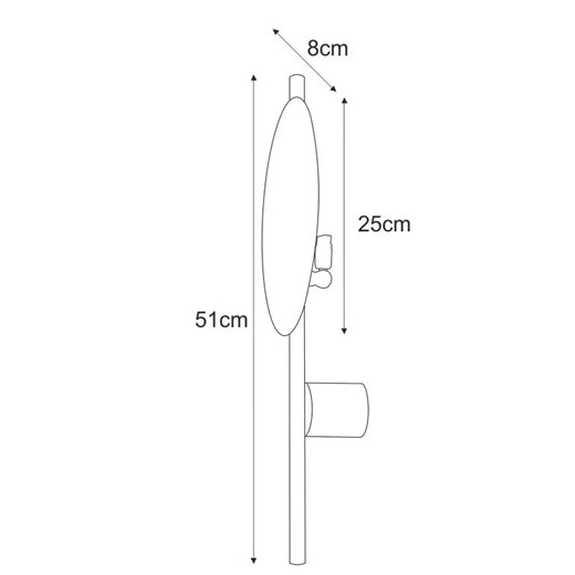 Lampa ścienna Lumes