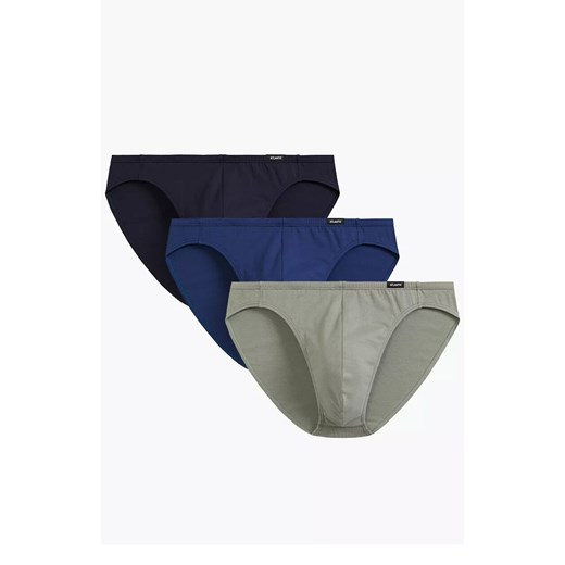 Atlantic 3-pack slipy męskie mini 3MP-119-GRA/NIEC/KHAJ, Kolor multicolour, Rozmiar S, ATLANTIC ze sklepu Intymna w kategorii Majtki męskie - zdjęcie 184111648