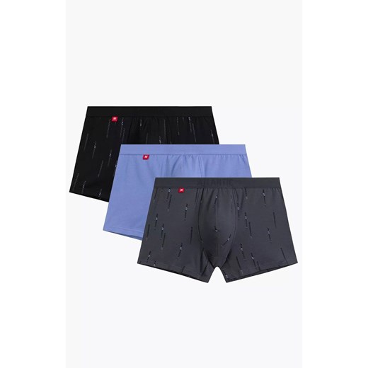 Atlantic 3-pack bokserki męskie 3MH-210-CZA/DENJ/GRF, Kolor multicolour, Rozmiar S, ATLANTIC ze sklepu Intymna w kategorii Majtki męskie - zdjęcie 184111675