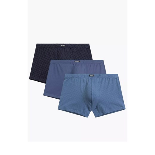 Atlantic 3-pack bokserki męskie 3MH-212-GRA/NIE/DEN, Kolor granatowo-niebieski, Rozmiar S, ATLANTIC ze sklepu Intymna w kategorii Majtki męskie - zdjęcie 184111685