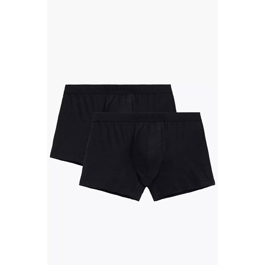 Atlantic 2-pack bokserki męskie czarne 2BMH-016, Kolor czarny, Rozmiar S, ATLANTIC ze sklepu Intymna w kategorii Majtki męskie - zdjęcie 184111716