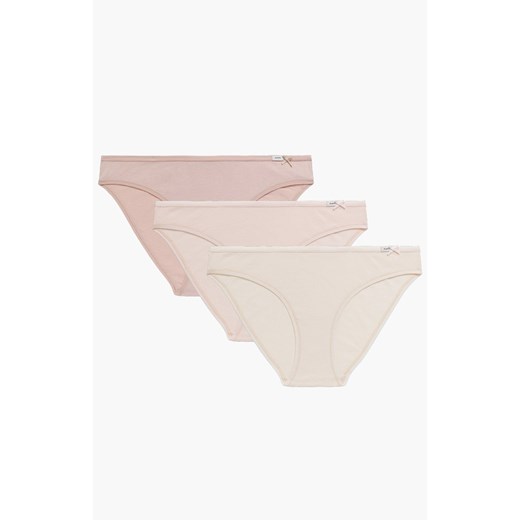 3-pack figi damskie bikini 3CLP-001-ECRC/BEZ/PUD, Kolor ecru-różowy, Rozmiar S, ATLANTIC ze sklepu Intymna w kategorii Majtki damskie - zdjęcie 184111868