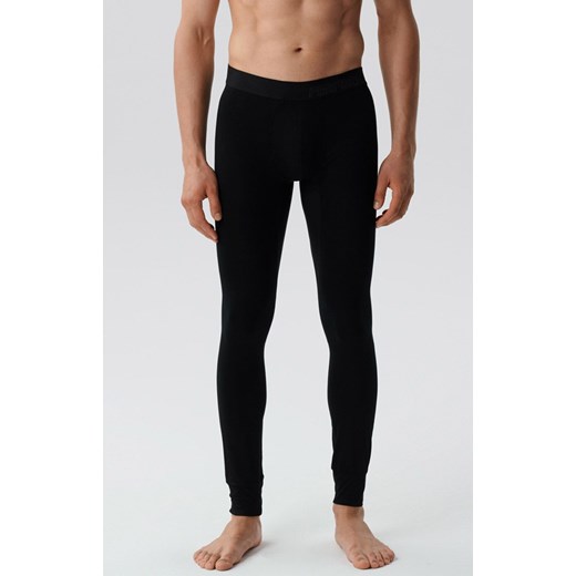 Legginsy sportowe męskie czarne Performance BML-016, Kolor czarny, Rozmiar M, ATLANTIC ze sklepu Intymna w kategorii Kalesony - zdjęcie 184112098