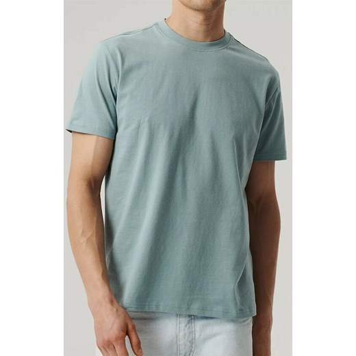 Atlantic t-shirt męski NMT-033-NIEBIESKI, Kolor niebieski, Rozmiar S, ATLANTIC ze sklepu Intymna w kategorii T-shirty męskie - zdjęcie 184112578
