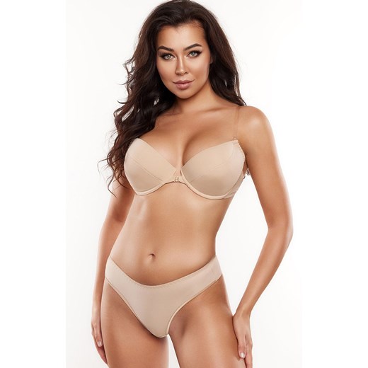Basic Beige stringi V-5798, Kolor beżowy, Rozmiar S, Axami ze sklepu Intymna w kategorii Majtki damskie - zdjęcie 184113368