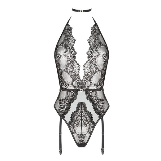 Koronkowe body damskie Adelaide teddy, Kolor czarny, Rozmiar S/M, Beauty Night ze sklepu Intymna w kategorii Body damskie - zdjęcie 184114345