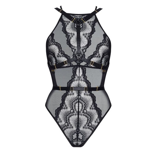 Czarne koronkowe body BLAIR, Kolor czarny, Rozmiar S/M, Beauty Night ze sklepu Intymna w kategorii Body damskie - zdjęcie 184114398