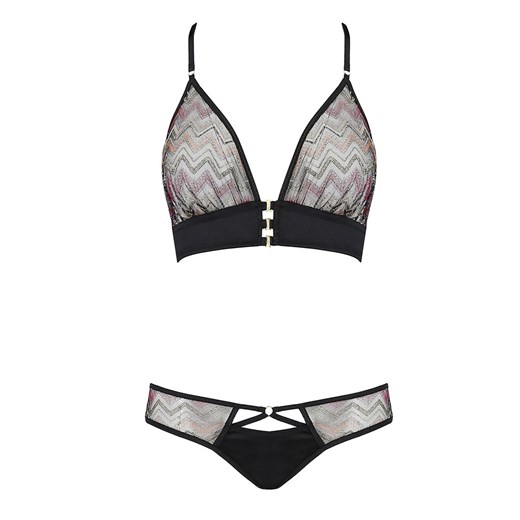 Lagerta bikini komplet, Kolor czarny, Rozmiar S/M, Casmir ze sklepu Intymna w kategorii Komplety bielizny damskiej - zdjęcie 184115657