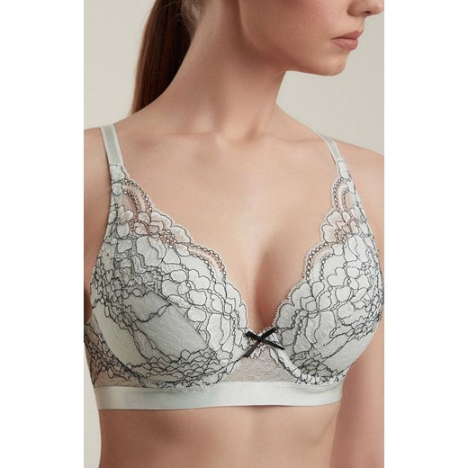 Fusion TB1132 biustonosz push-up, Kolor miętowy-wzór, Rozmiar 70A, Conte ze sklepu Intymna w kategorii Biustonosze - zdjęcie 184116068
