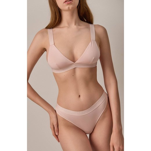 Bustier z trójkątnymi miseczkami beżowy FLEXIBLE LBE 2234, Kolor beżowy, Rozmiar XS, Conte ze sklepu Intymna w kategorii Biustonosze - zdjęcie 184116165